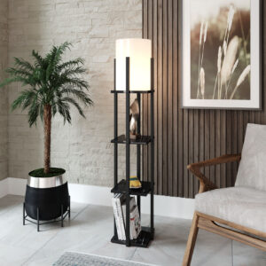 ASIR Stojací lampa NORA - BLACK černá
