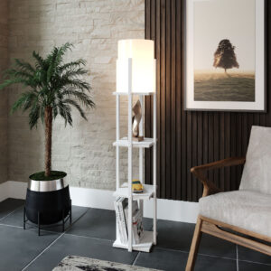 ASIR Stojací lampa NORA SMK bílá