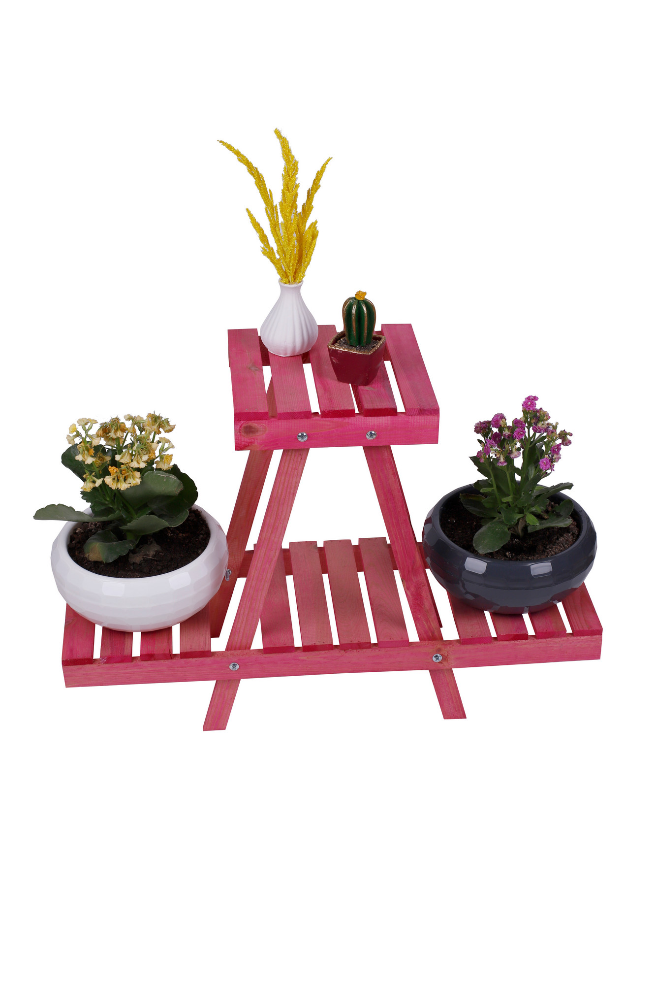 ASIR Stojan na květináče BENCH růžová