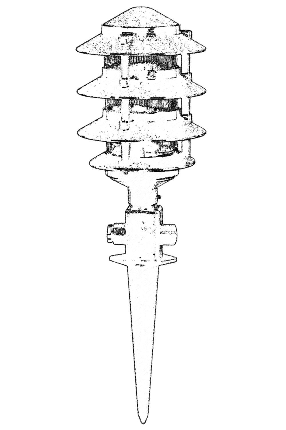 ASIR Venkovní lampa BBO-68161 černá - Obrázek 2