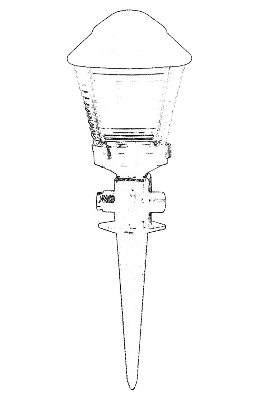 ASIR Venkovní lampa BBO-68163 černá - Obrázek 2