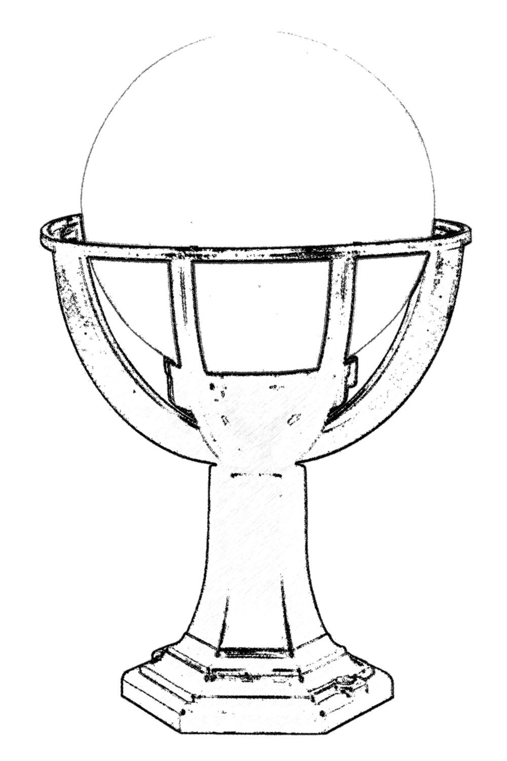 ASIR Venkovní lampa BSU-68080 černá - Obrázek 2