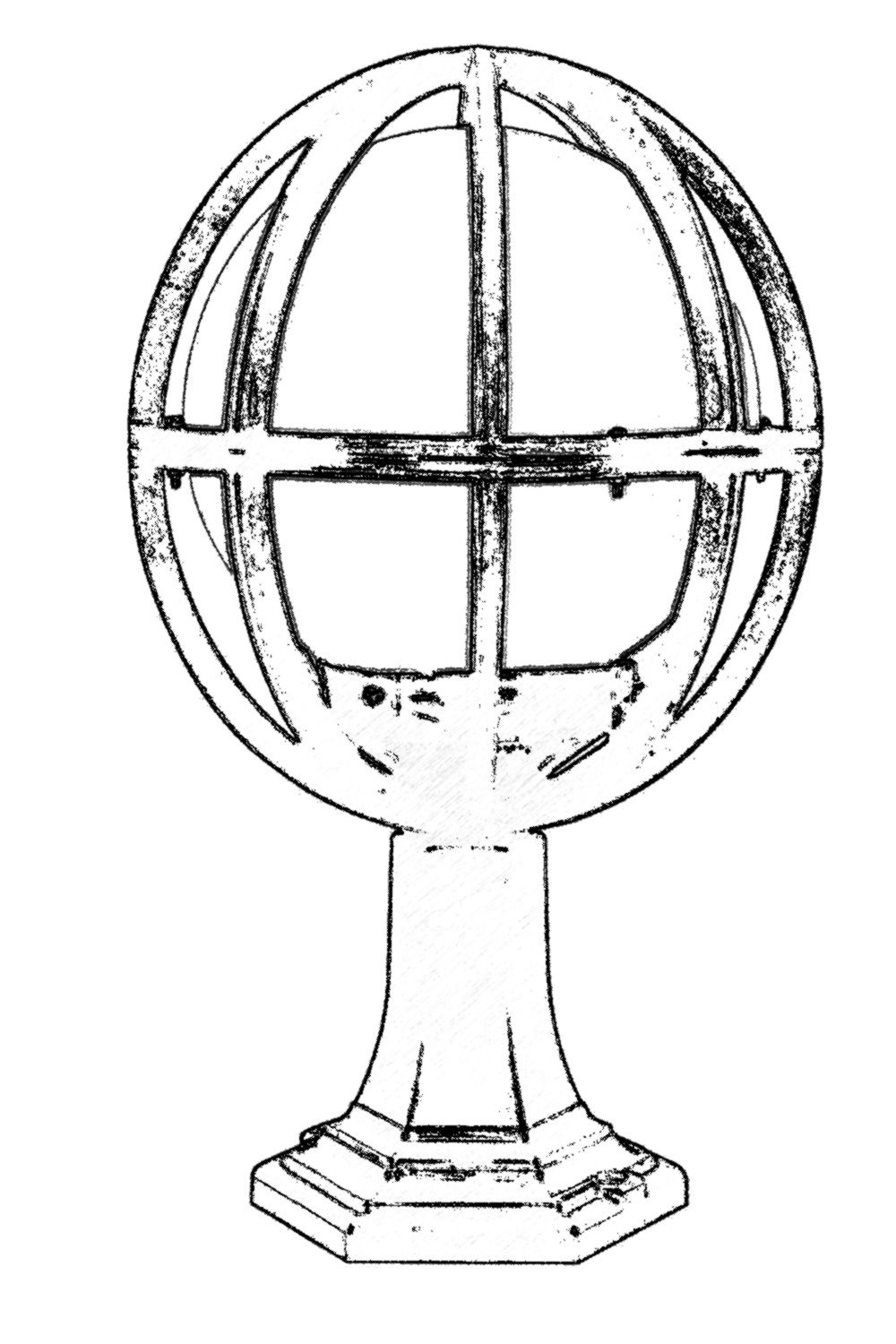 ASIR Venkovní lampa BSU-68080 černá - Obrázek 2