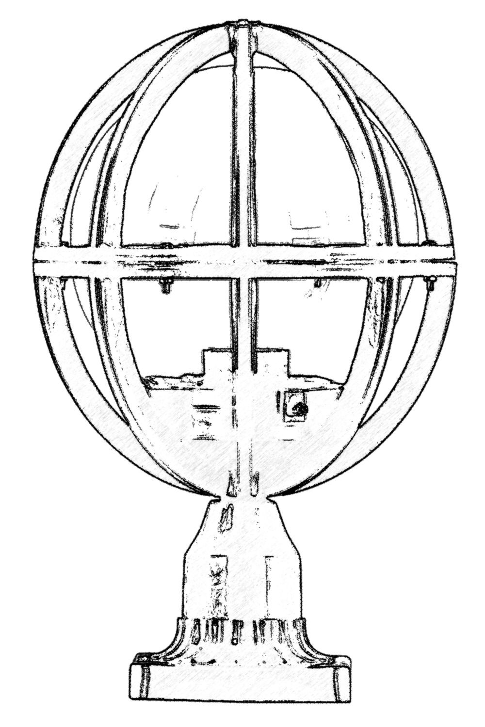 ASIR Venkovní lampa BSU-68080 černá - Obrázek 2