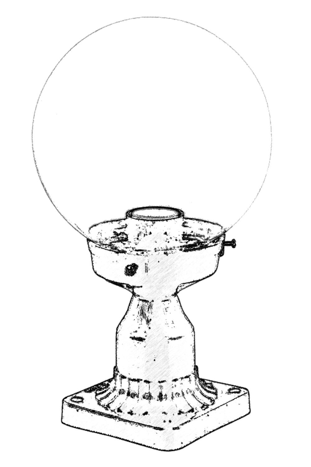 ASIR Venkovní lampa BSU-68160 černá - Obrázek 2