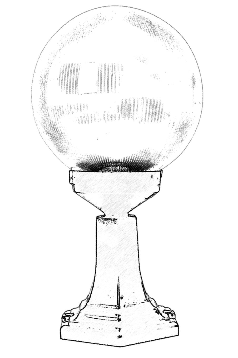 ASIR Venkovní lampa BSU-68160 černá - Obrázek 2