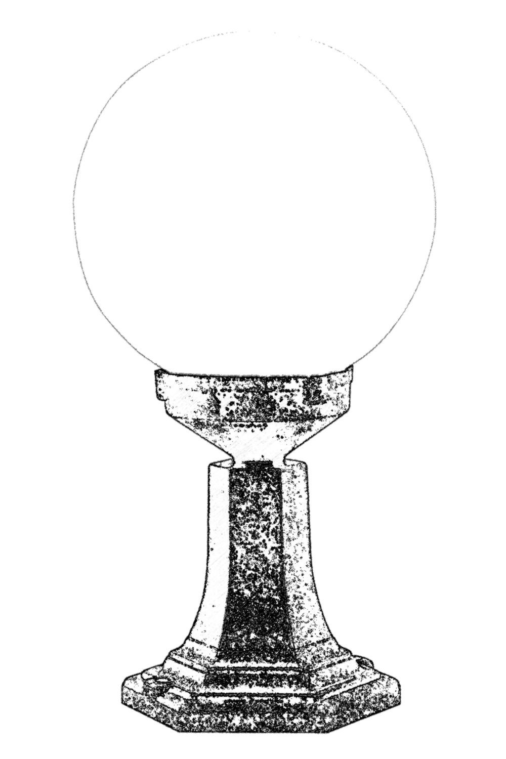 ASIR Venkovní lampa BSU-68160 hnědá - Obrázek 2