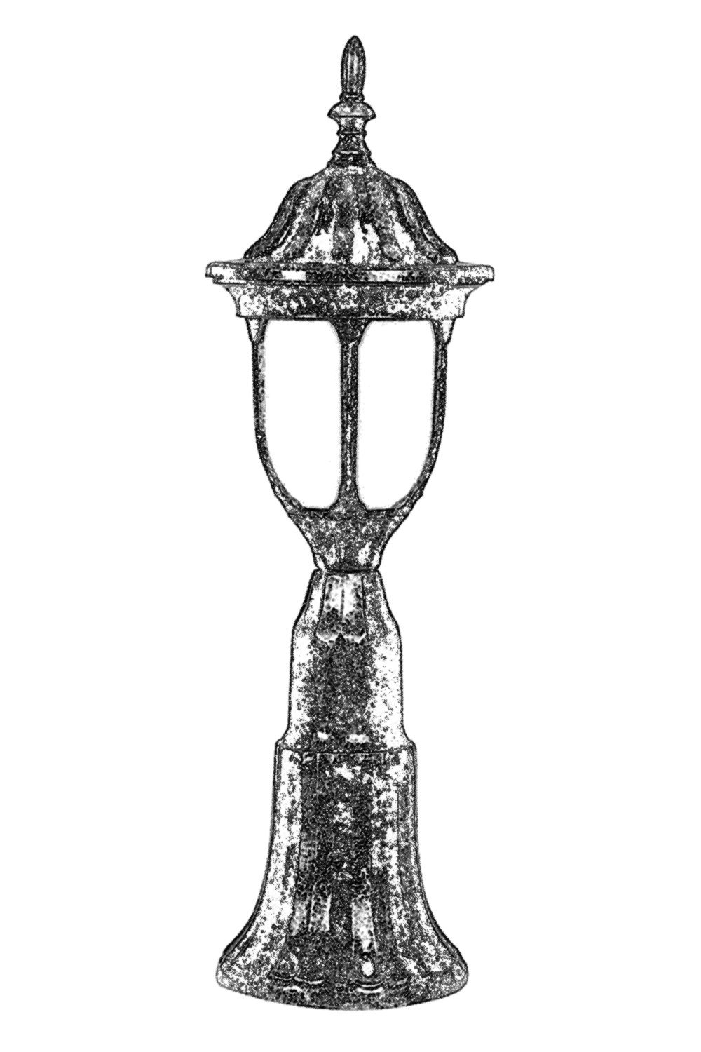 ASIR Venkovní lampa BSU-68178 hnědá - Obrázek 2