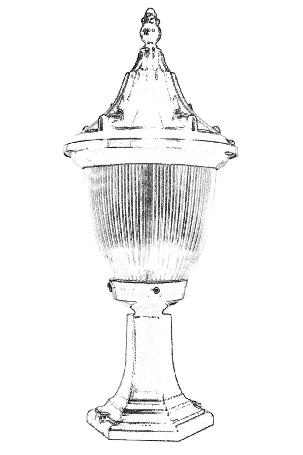 ASIR Venkovní lampa BSU-68186 černá - Obrázek 2