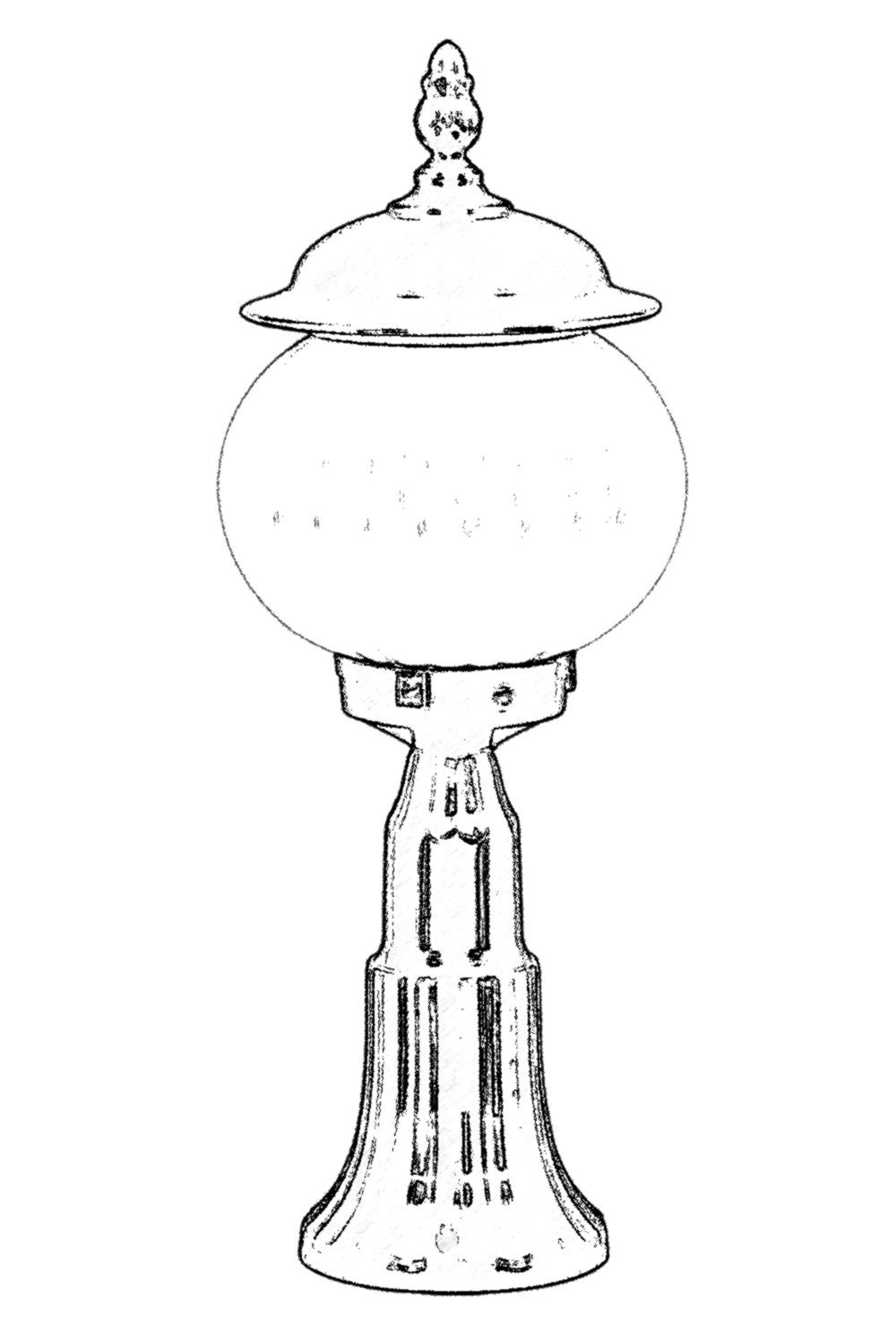 ASIR Venkovní lampa BSU-68187 černá - Obrázek 2