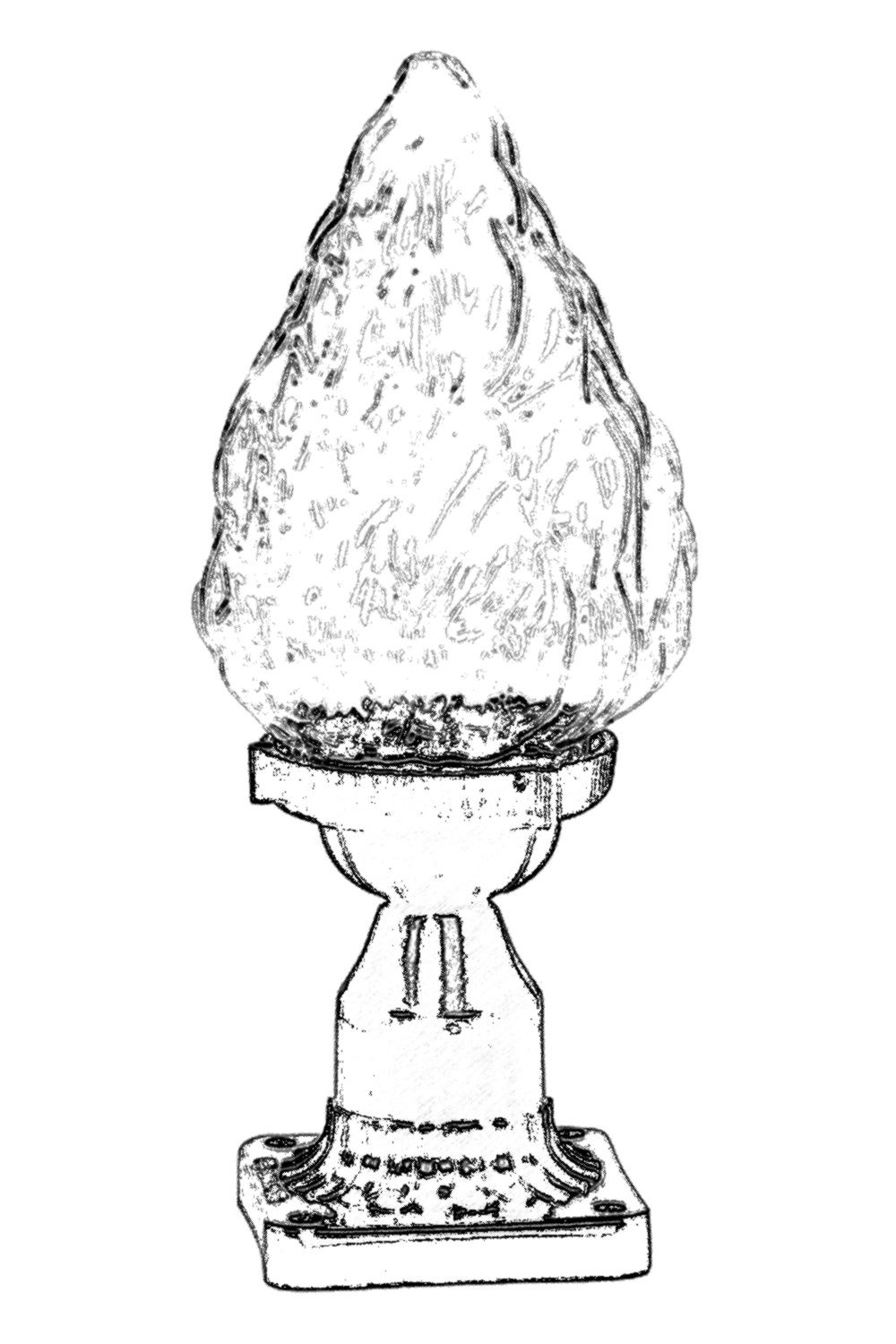 ASIR Venkovní lampa BSU-68191 černá - Obrázek 2