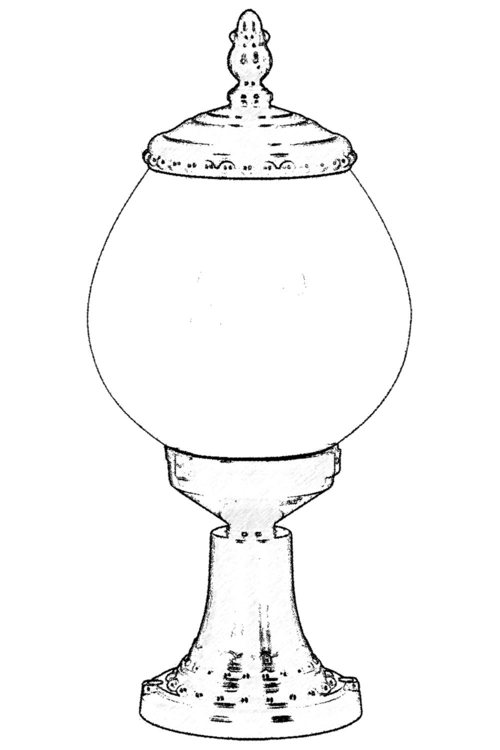 ASIR Venkovní lampa BSU-68194 černá - Obrázek 2
