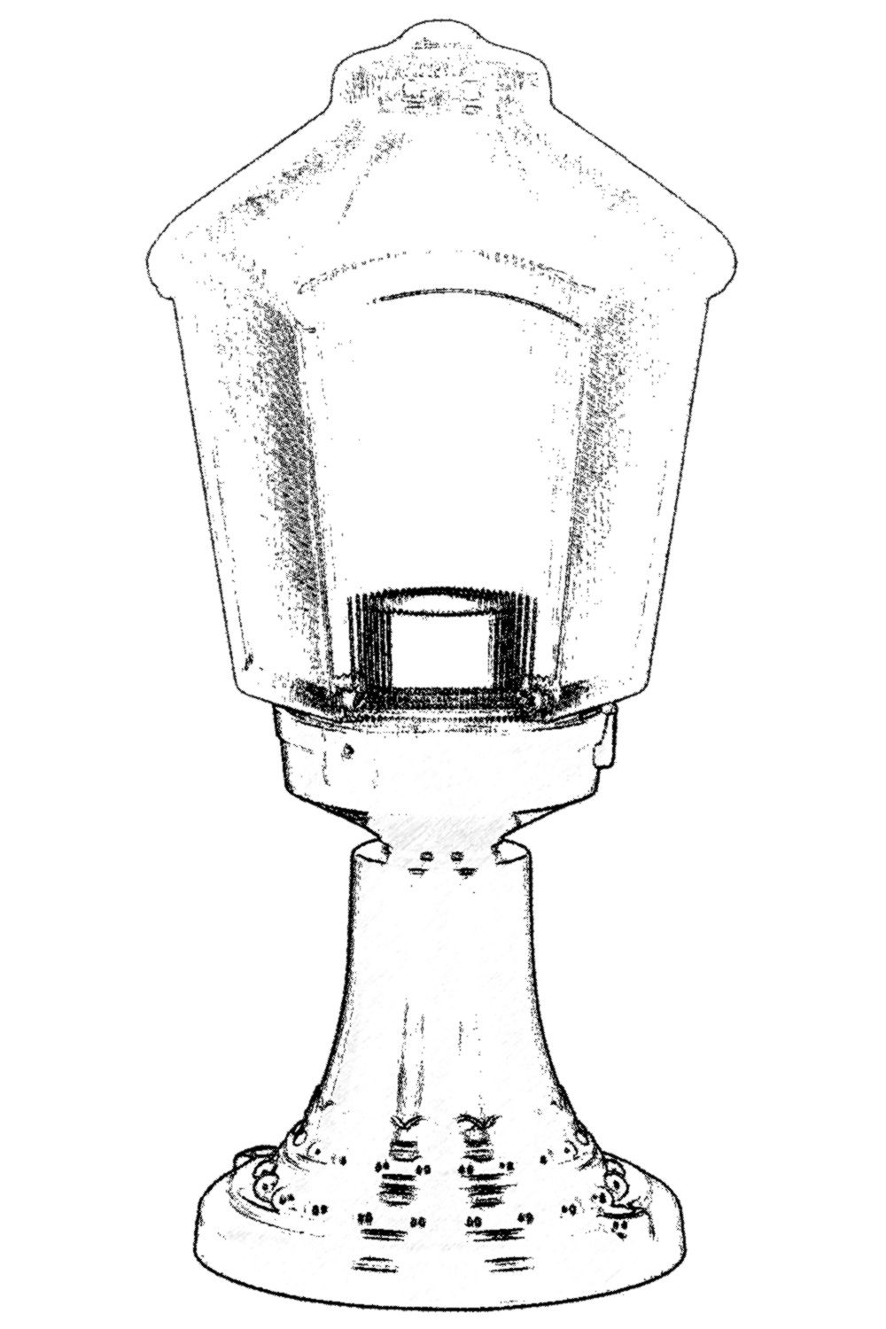 ASIR Venkovní lampa BSU-68197 černá - Obrázek 2