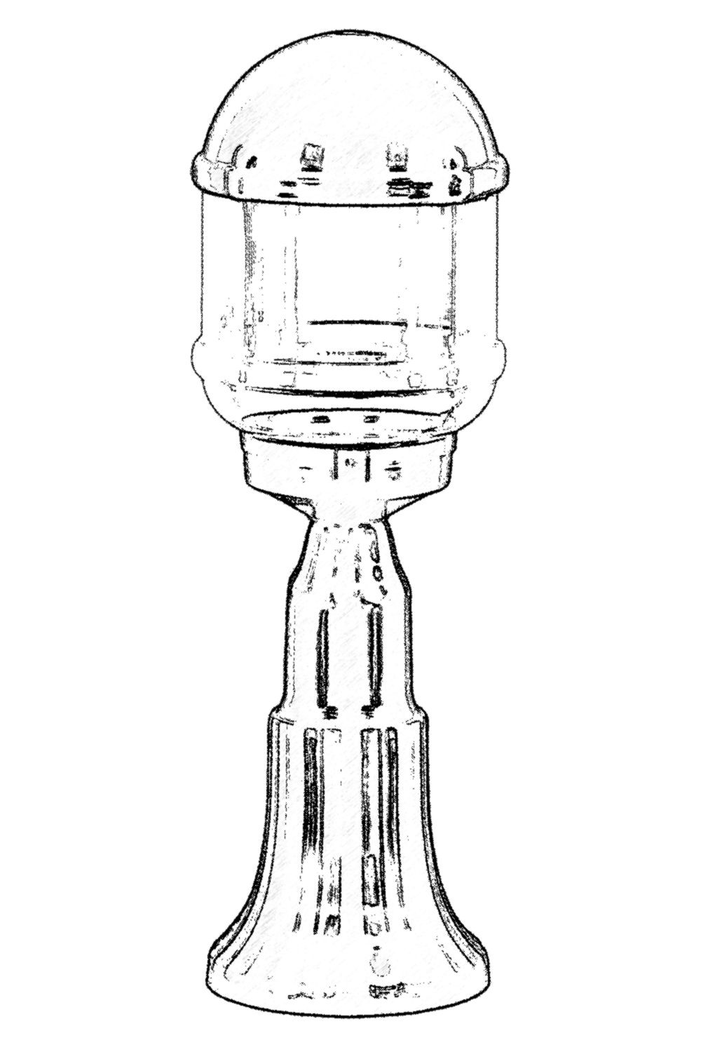 ASIR Venkovní lampa BSU-68198 černá - Obrázek 2