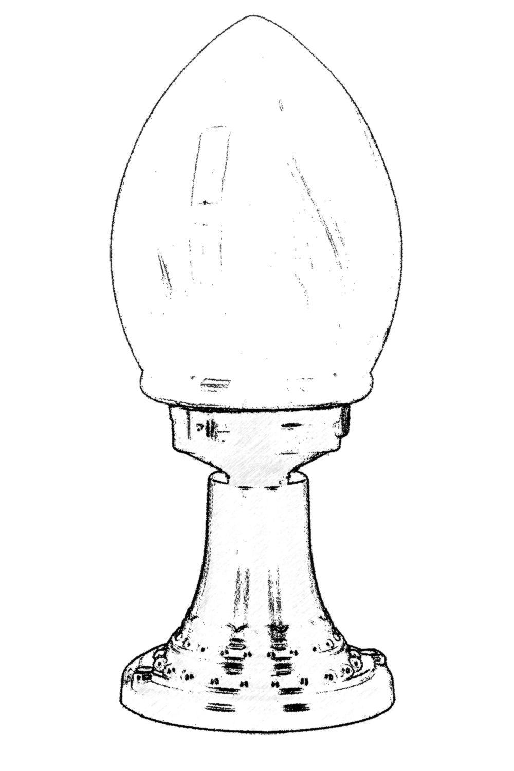 ASIR Venkovní lampa BSU-68204 černá - Obrázek 2