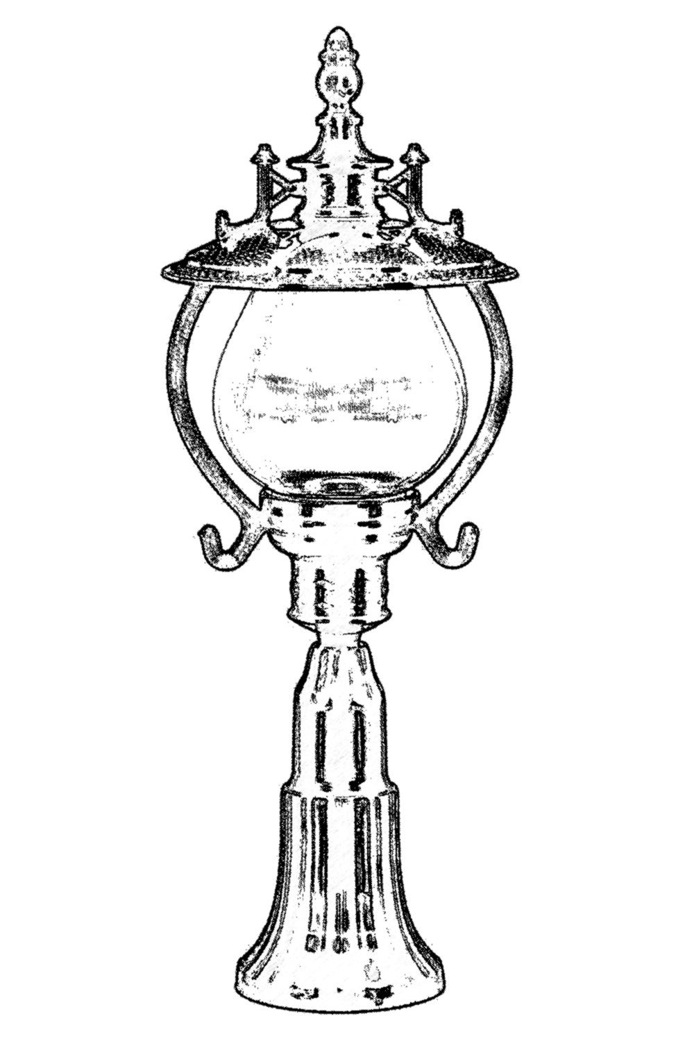 ASIR Venkovní lampa BSU-68205 černá - Obrázek 2