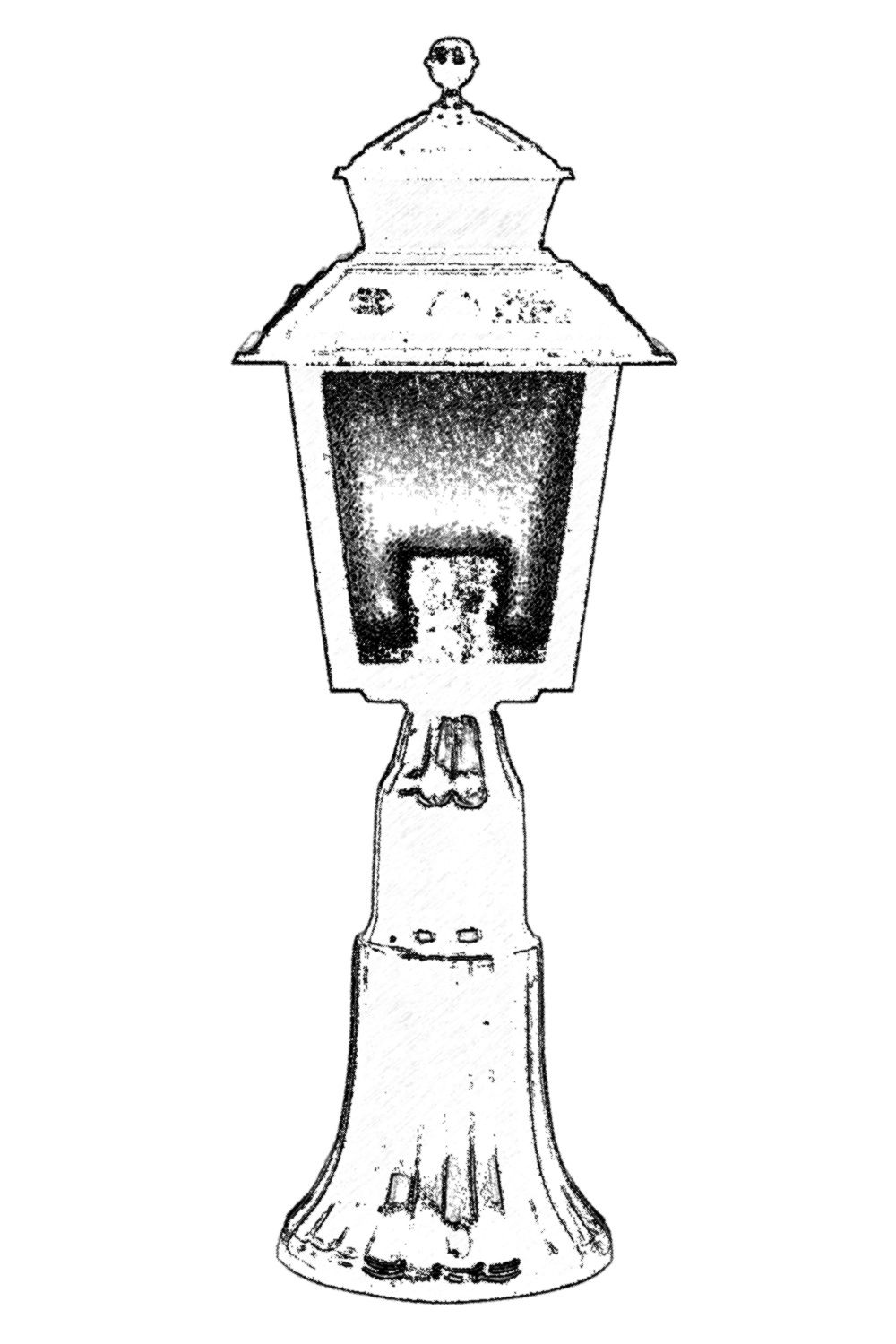 ASIR Venkovní lampa BSU-68213 černá - Obrázek 2