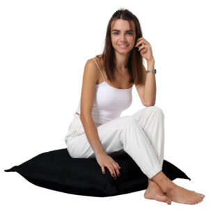 ASIR Zahradní sedací polštář CUSHION 70 X 70 CM černý