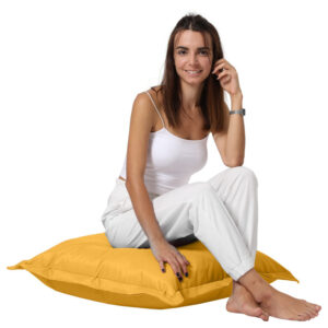 ASIR Zahradní sedací polštář CUSHION 70 X 70 CM žlutý