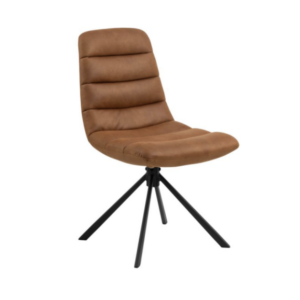 Actona Designová jídelní židle Milford hnědá