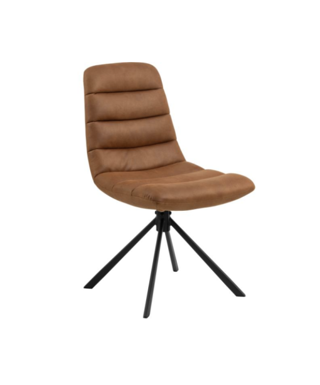 Actona Designová jídelní židle Milford hnědá