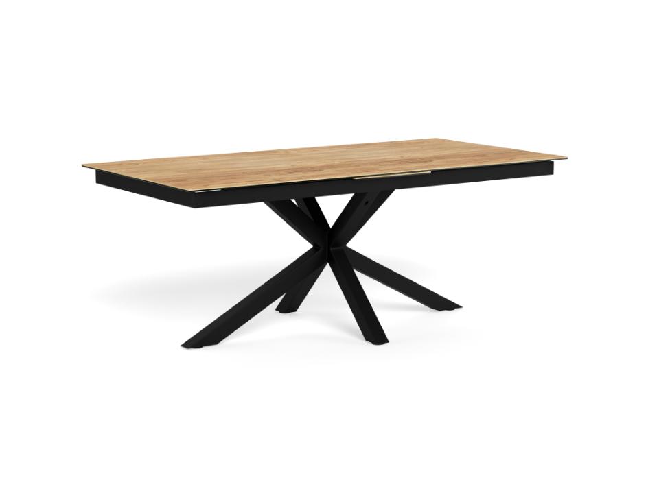 Actona Jídelní rozkládací stůl Heaven 200/240 cm I dub divoký/černý