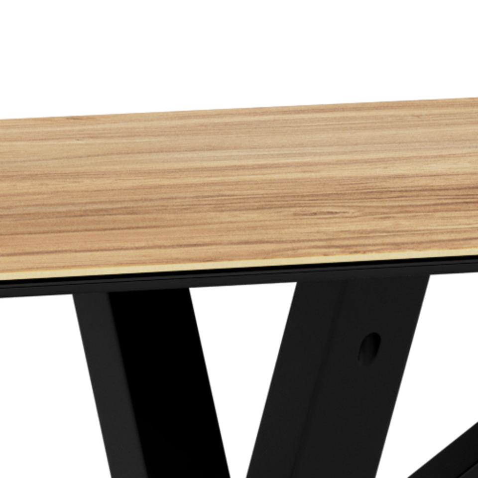 Actona Jídelní stůl Heaven 160 cm dub divoký/černý - Obrázek 2