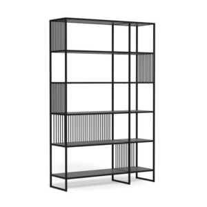 Actona Knihovna Strington 120 cm černá