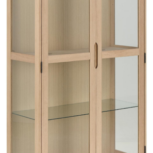 Actona Vitrína Marte 94 cm dub bělený