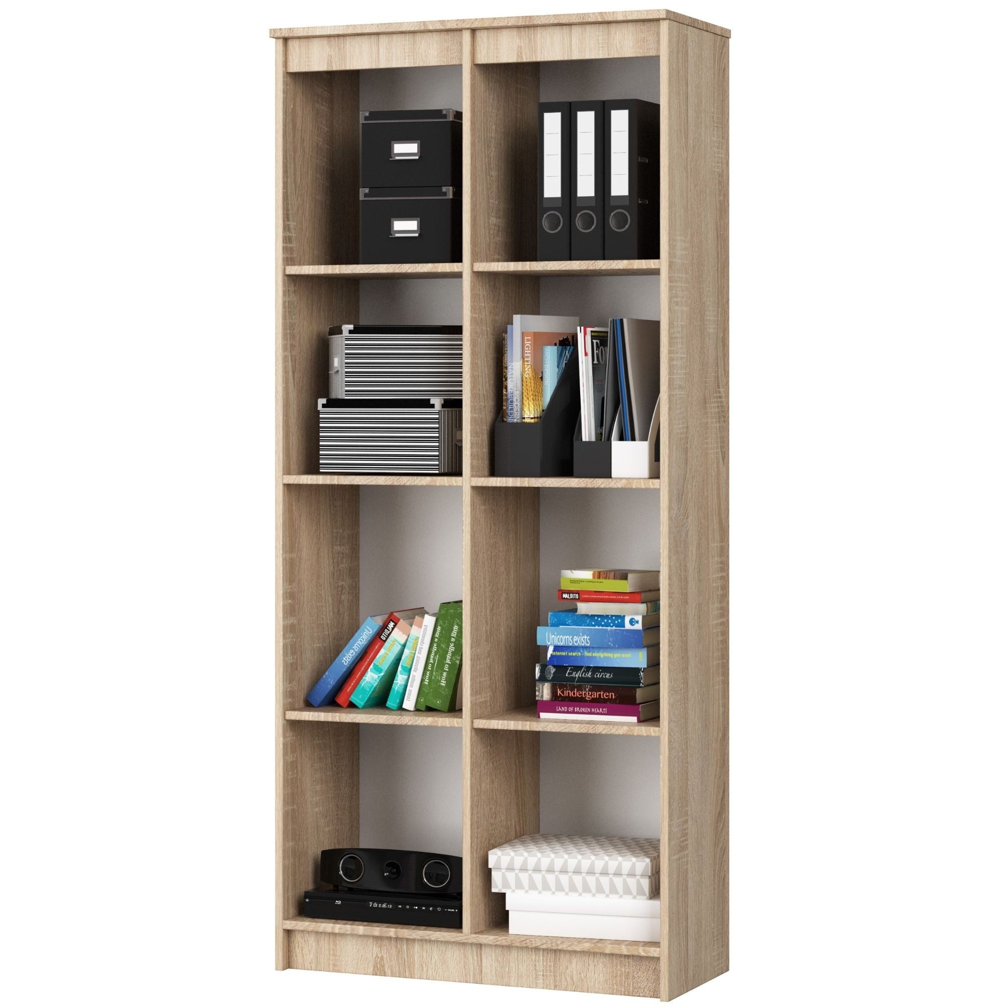 Ak furniture Knihovna Rexa 80 cm dub sonoma - Obrázek 2