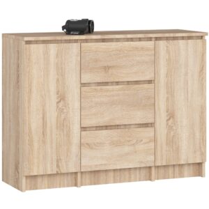 Ak furniture Komoda Girgo 100 cm dub sonoma