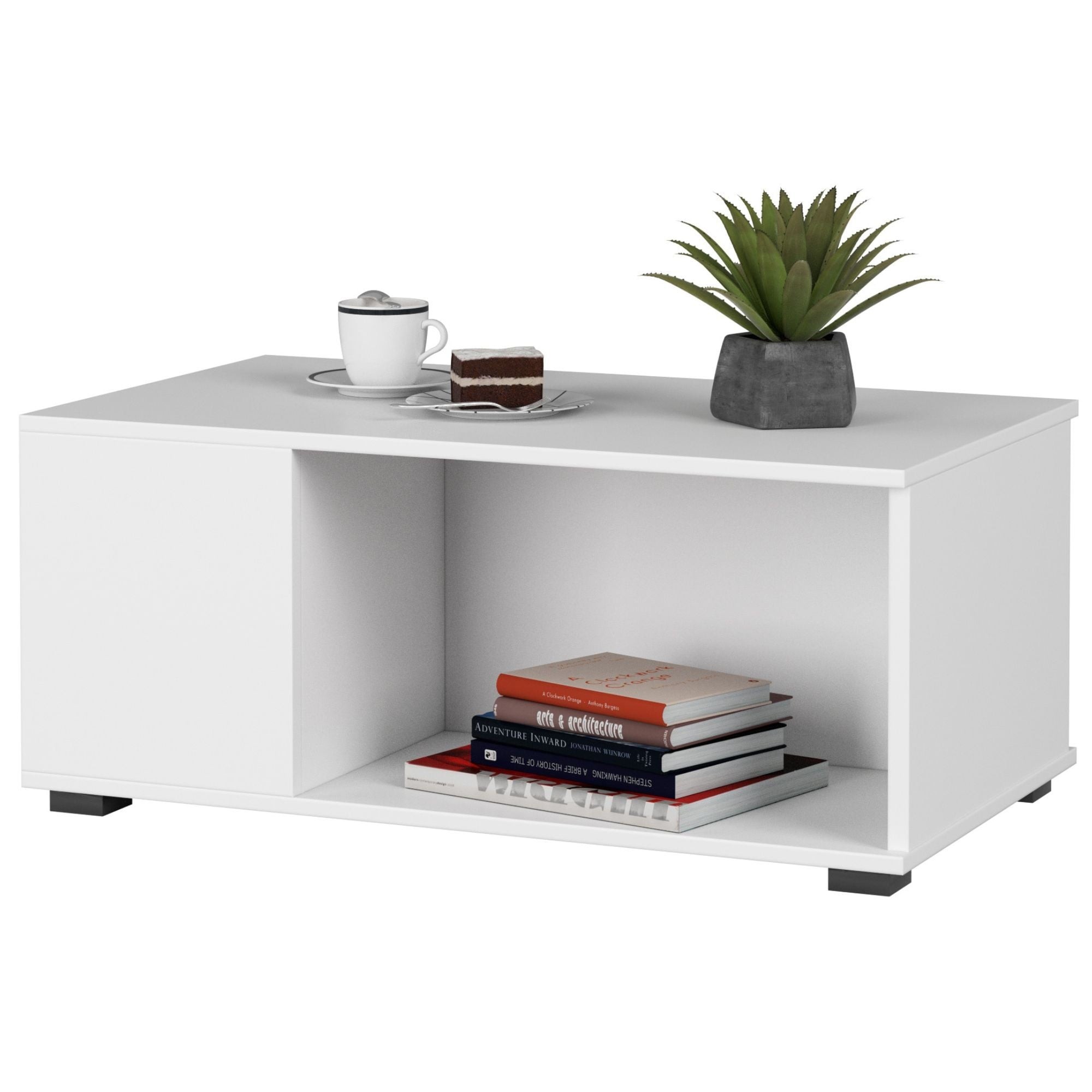 Ak furniture Konferenční stolek JULIET bílý - Obrázek 2