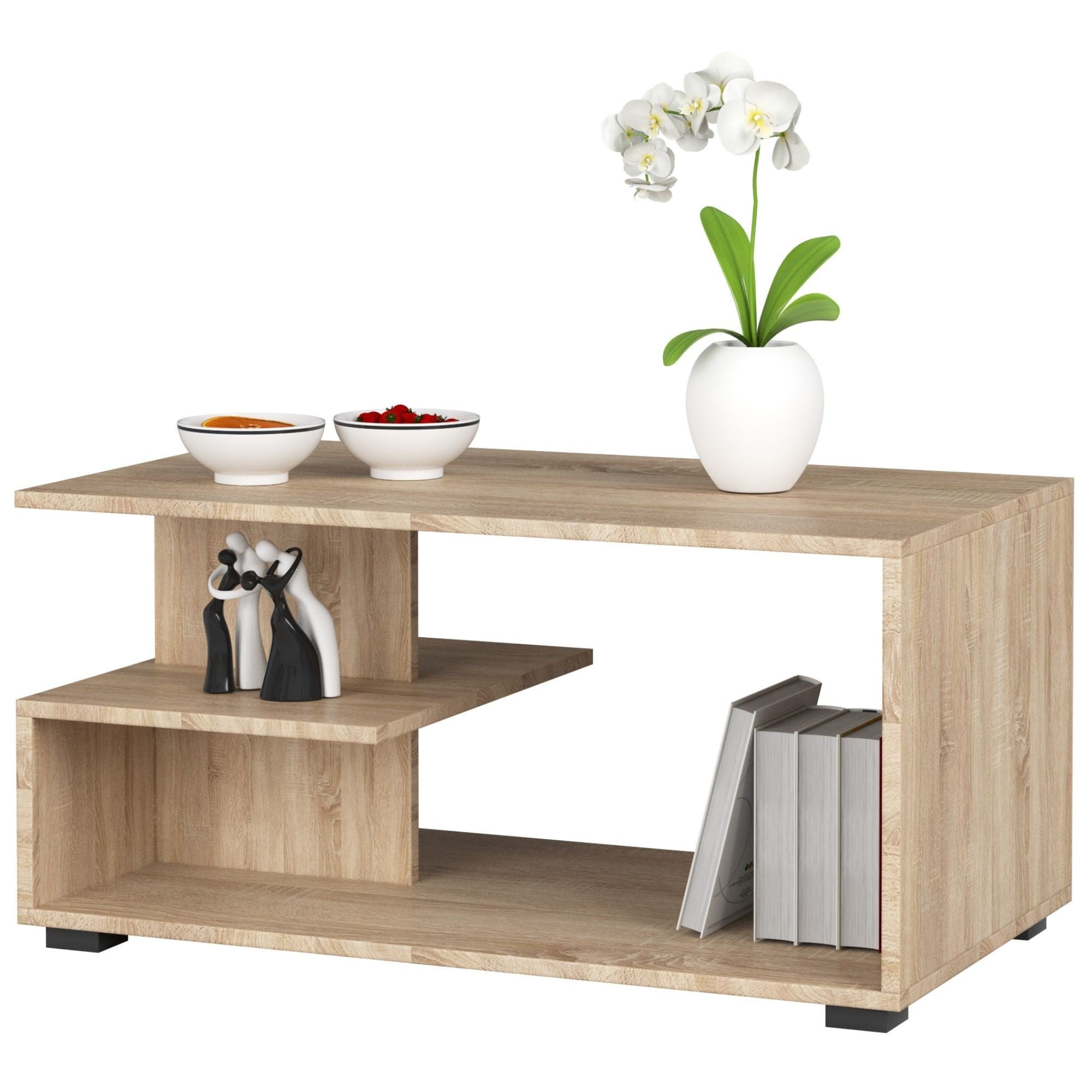 Ak furniture Konferenční stolek Pin dub sonoma - Obrázek 2