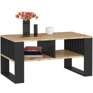 Ak furniture Konferenční stolek Rockford dub artisan/černý
