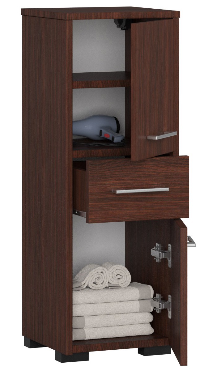 Ak furniture Koupelnová skříňka Fin venge - Obrázek 2