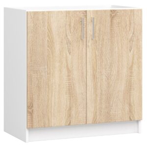Ak furniture Kuchyňská skříňka pod dřez S 80 cm ZL Artus bílá/sonoma