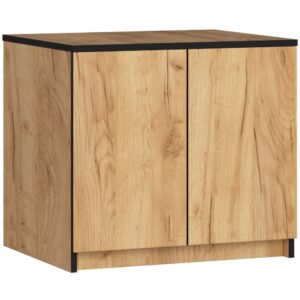Ak furniture Nástavec na skříň STAR 60 cm dub craft zlatý