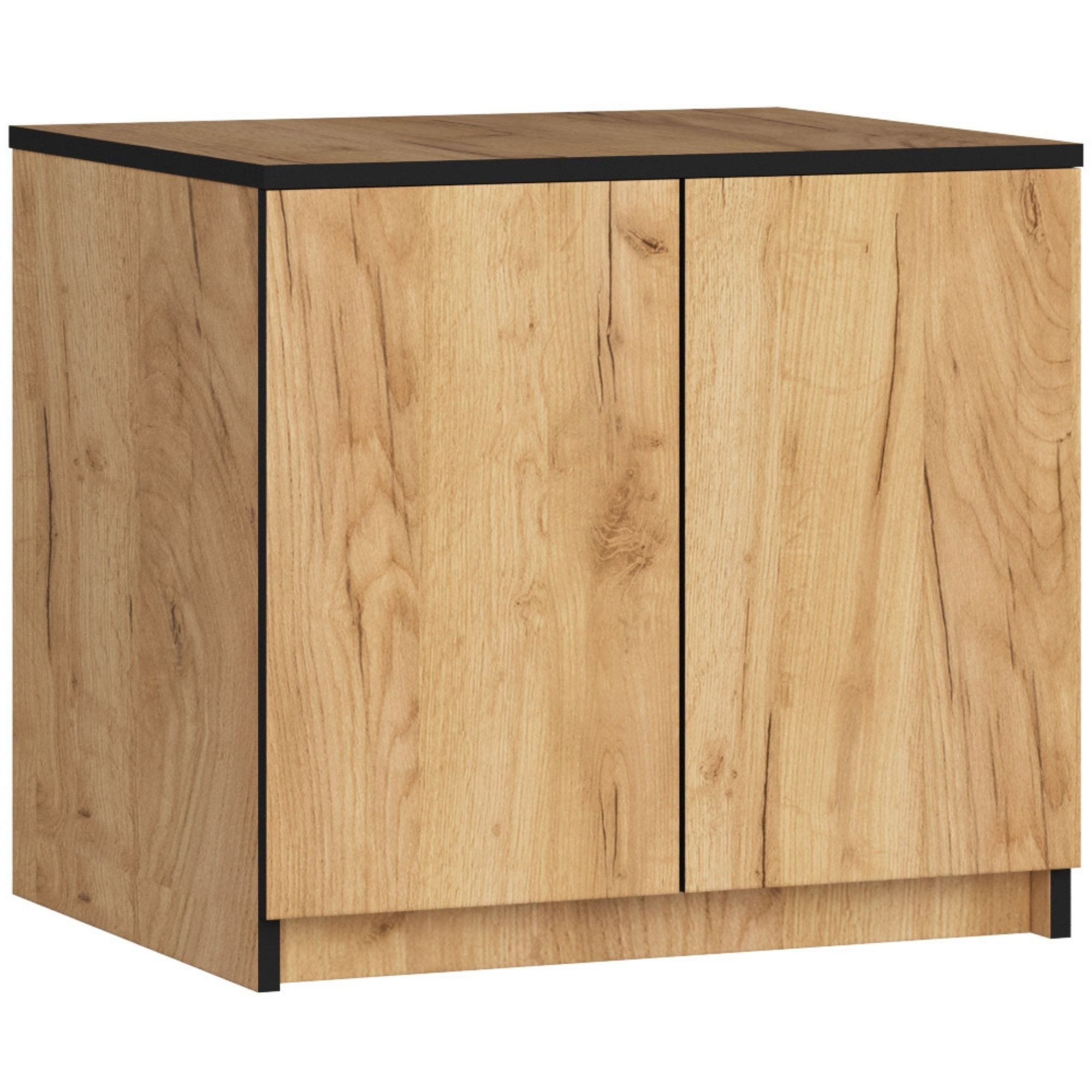 Ak furniture Nástavec na skříň STAR 60 cm dub craft zlatý