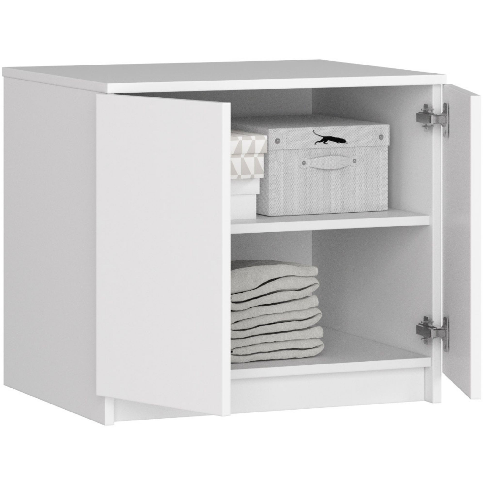 Ak furniture Nástavec na skříň Star 60 cm bílý - Obrázek 2
