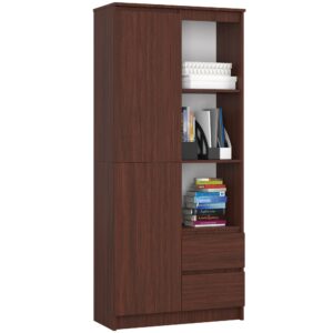 Ak furniture Skříň Rexa 80 cm wenge