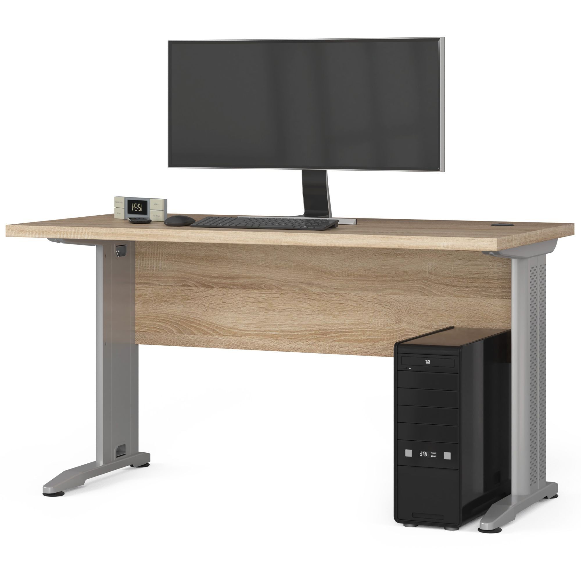 Ak furniture Volně stojící počítačový stůl BM-135 dub sonoma - Obrázek 2