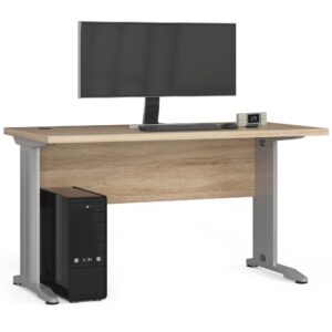 Ak furniture Volně stojící počítačový stůl BM-135 dub sonoma