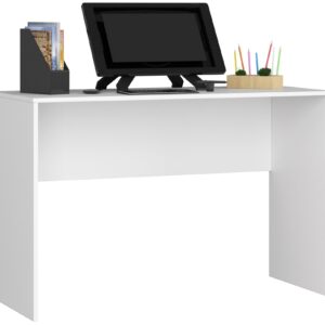 Ak furniture Volně stojící psací stůl B-17 120 cm bílý
