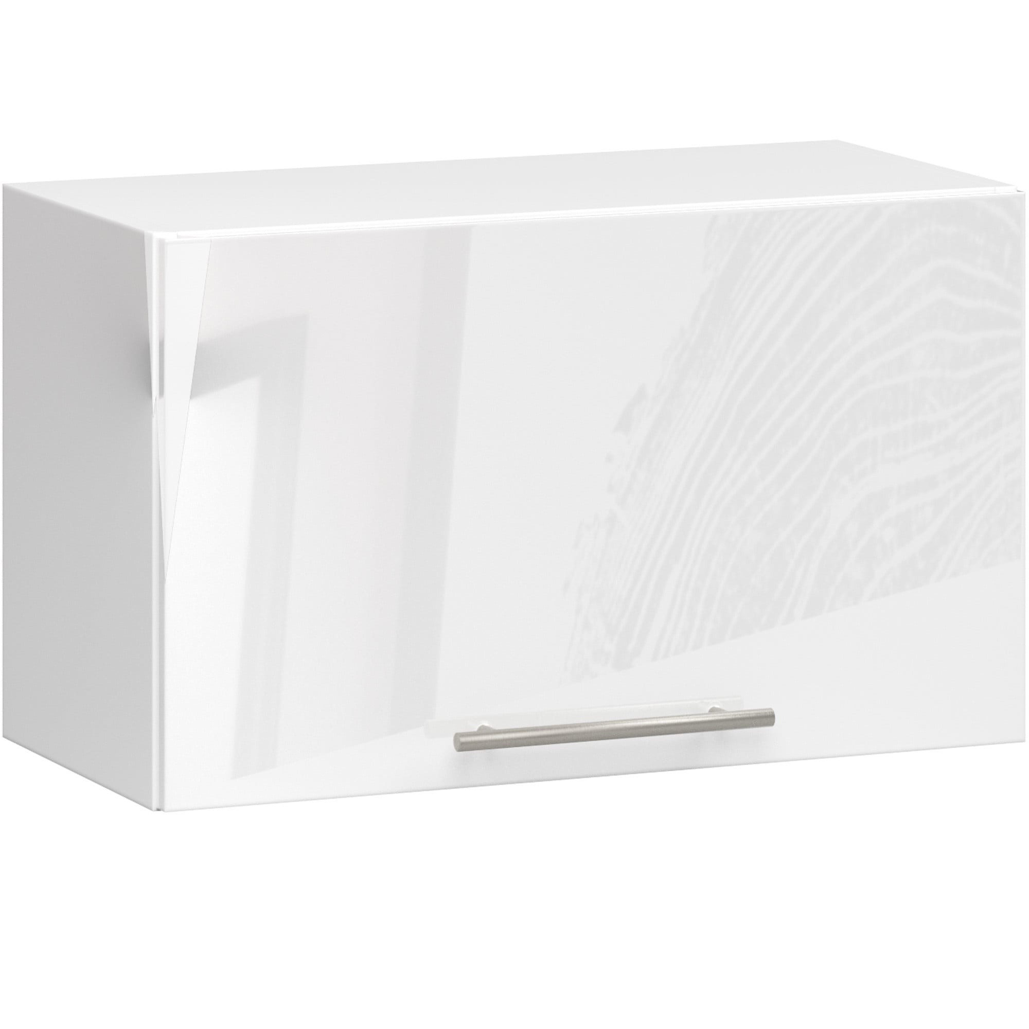 Ak furniture Závěsná kuchyňská skříňka Olivie W 60 cm bílá lesk