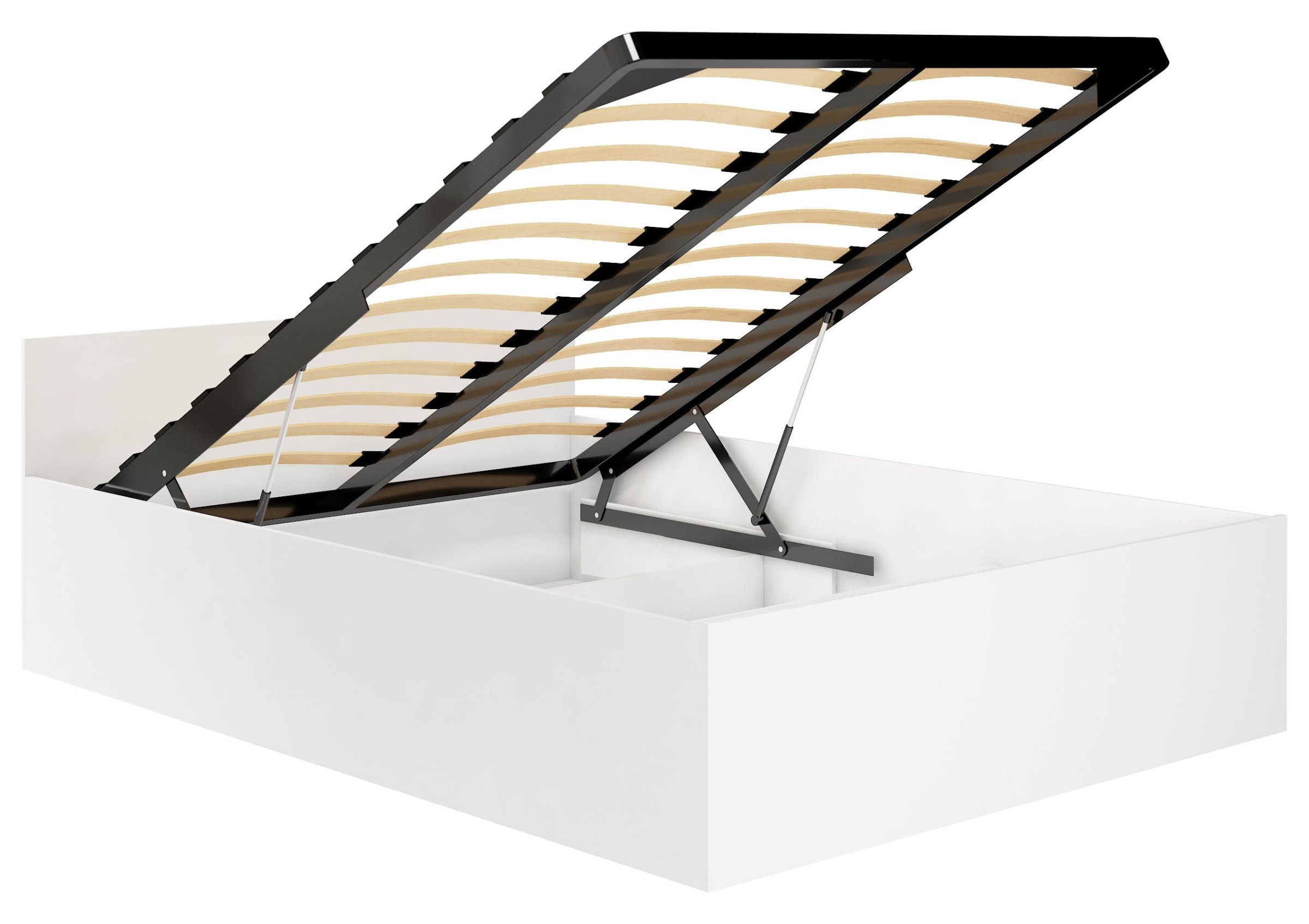 Ak furniture Zvedací kovový rošt do postele Domy 120x200 cm černý
