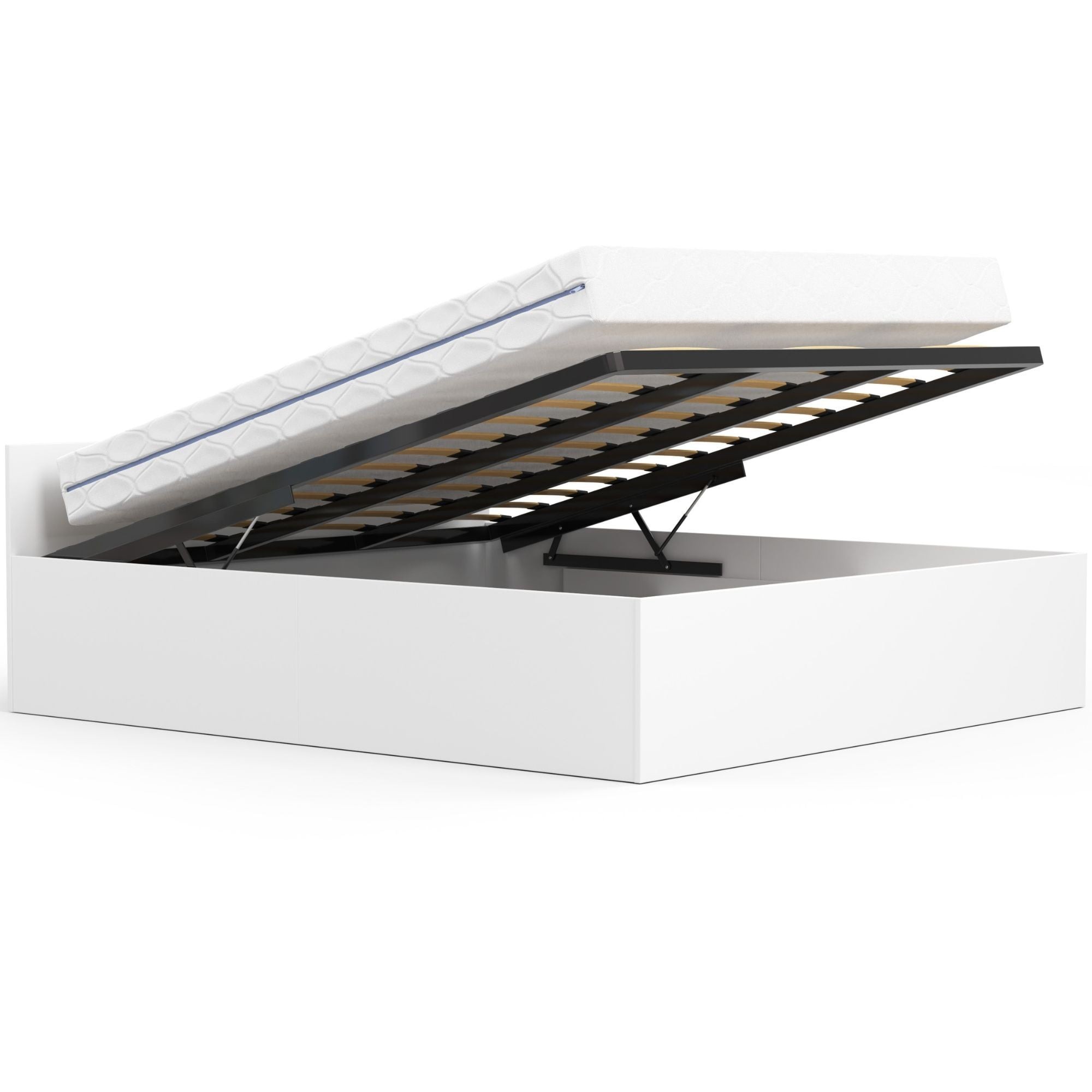 Ak furniture Zvedací kovový rošt do postele Domy 180x200 cm černý - Obrázek 2