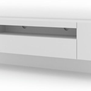BIM Televizní stolek AURA 200 cm univerzální bílý mat