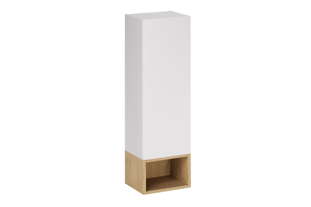 Comad Závěsná koupelnová skříňka Aster 30 cm dub cremona/bílá
