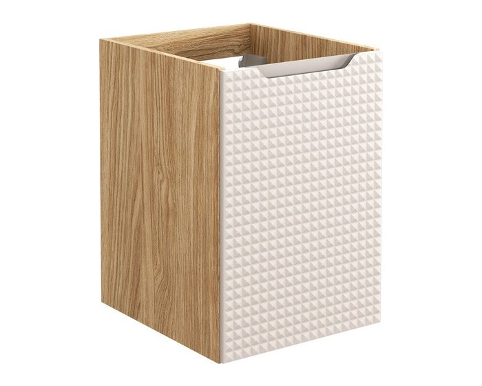 Comad Závěsná skříňka pod umyvadlo Luxor Beige s deskou 70 cm béžová/dub olejovaný - Obrázek 2