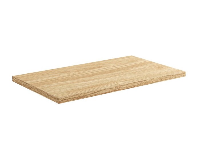 Comad Závěsná skříňka pod umyvadlo Luxor Black s deskou 70 cm černá/dub olejovaný - Obrázek 2